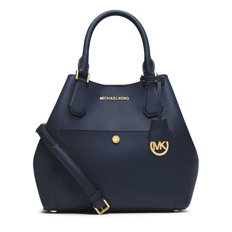 michael kors greenwich saffiano leather satchel|Michael Kors saffiano leather tote.